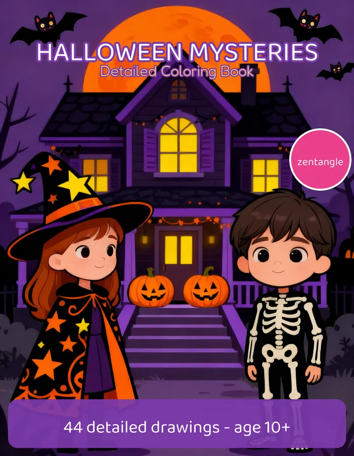 Cover: Halloween Zentangle
