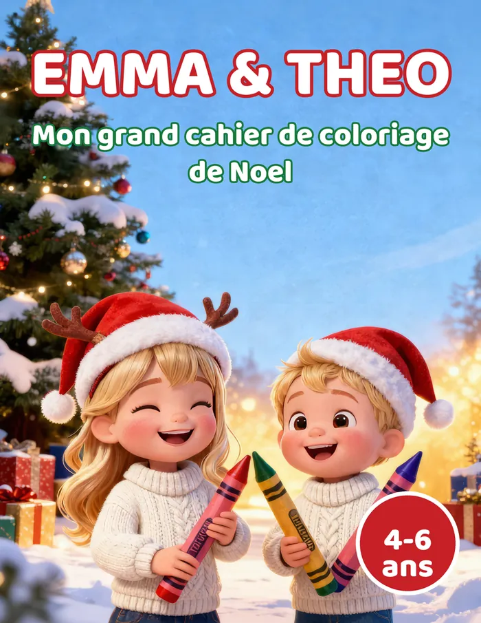Couverture : Emma & Theo - Le Noel magique